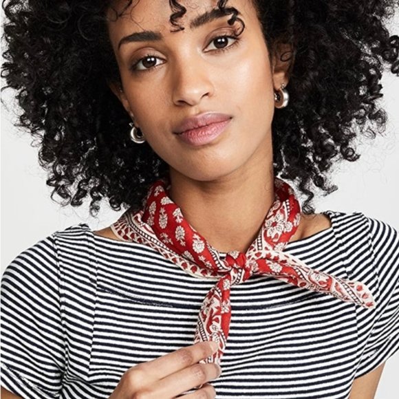 ✨HP✨Madewell Bandana Tropical Coral - Picture 8 of 13